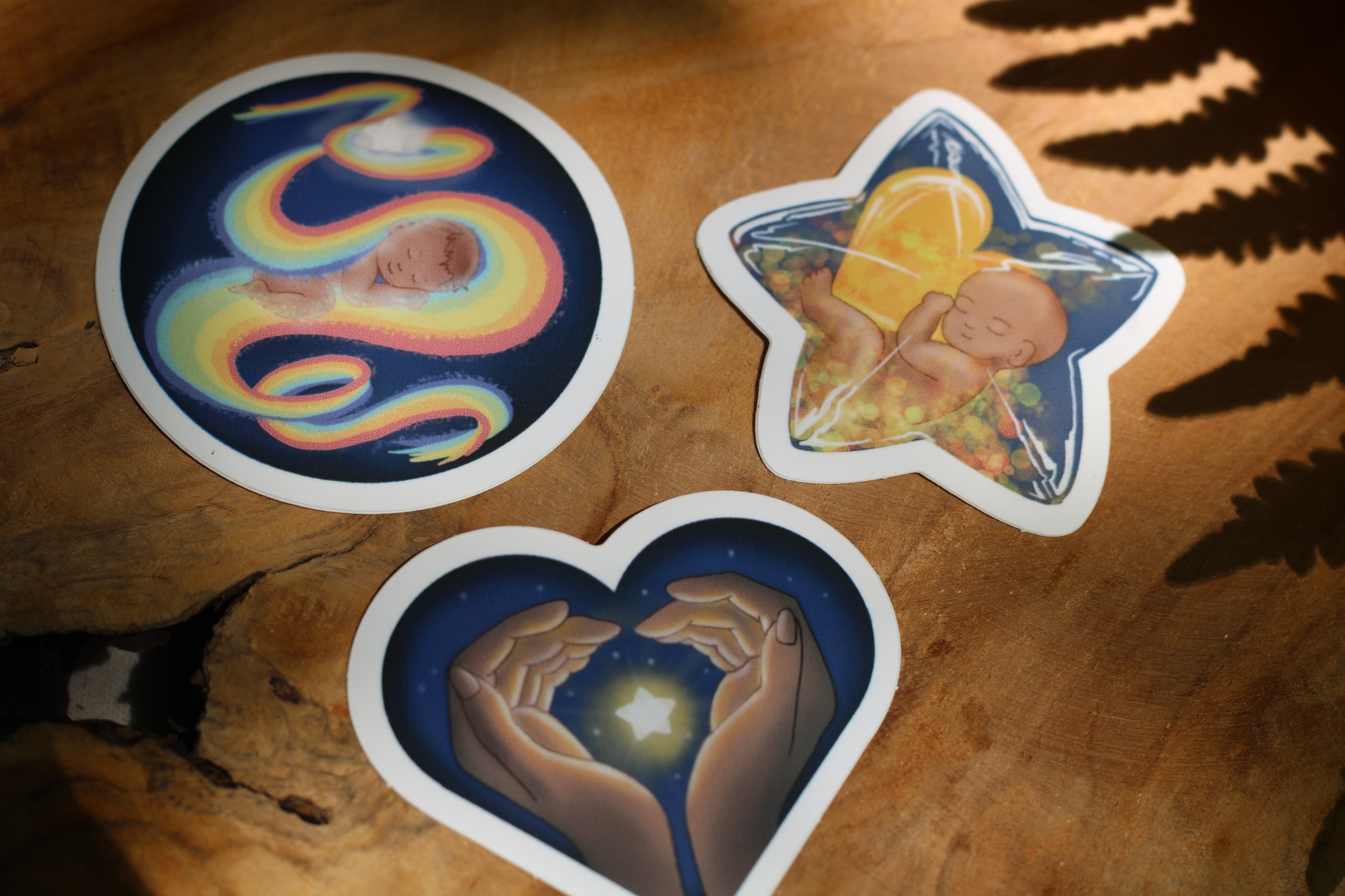 Stickerset Sternen- & Regenbogenmomente