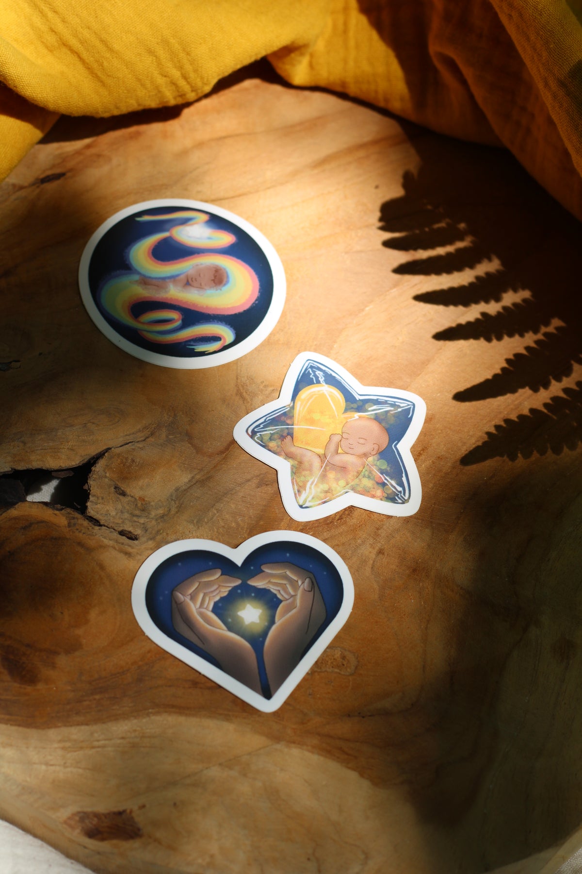 Stickerset Sternen- & Regenbogenmomente